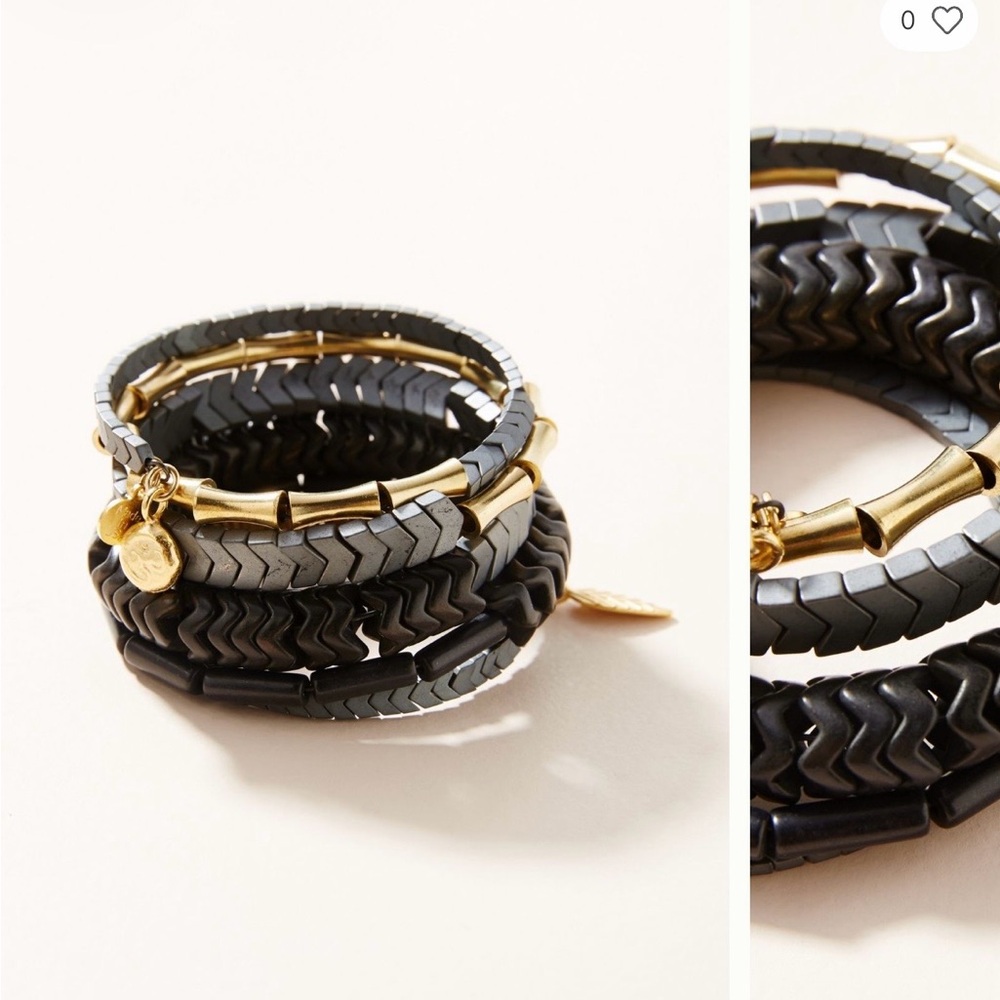 Anthropologie David Aubrey Xina Beaded Bracelet